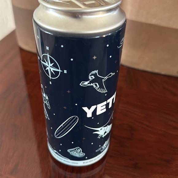 Yeti *NEW* 16 Ounce Stash Tall Can with 2 Yeti Stickers - Picture 8 of 11